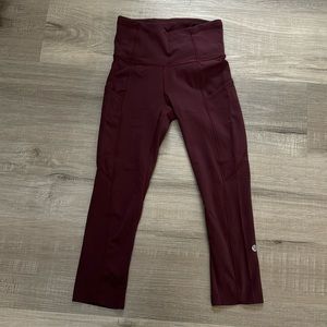 Lululemon Fast and Free crop